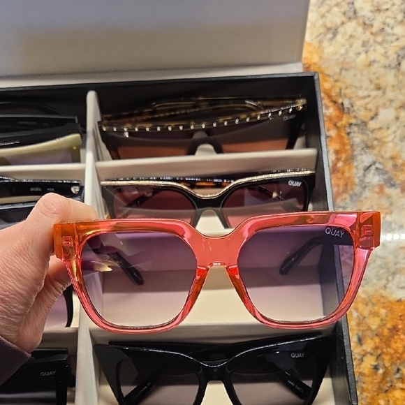 Quay Sunglasses Collection In Display Case - Picture 8 of 10
